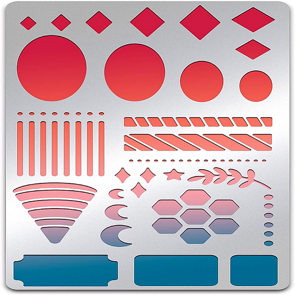 PandaHall Stainless Steel Cutting Dies Stencils, for DIY Scrapbooking/Photo Album, Decorative Embossing DIY Paper Card, Matte Stainless...
PandaHall Stainless Steel Cutting Dies Stencils, for DIY Scrapbooking/Photo Album, Decorative Embossing DIY Paper Card, Matte Stainless...