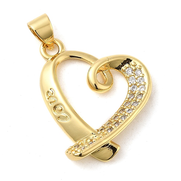 PandaHall Rack Plating Brass Micro Pave Cubic Zirconia Pendants, Cadmium Free & Lead Free, Long-Lasting Plated, Heart, Real 18K Gold Plated..., Clear
PandaHall Rack Plating Brass Micro Pave Cubic Zirconia Pendants, Cadmium Free & Lead Free, Long-Lasting Plated, Heart, Real 18K Gold Plated..., Clear