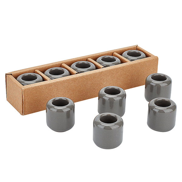 PandaHall Porcelain Candle Holder, Candle Jar, Column, Gray, 3.2x3.2cm, Inner Diameter: 1.75cm, 5pcs/box Porcelain Gray
PandaHall Porcelain Candle Holder, Candle Jar, Column, Gray, 3.2x3.2cm, Inner Diameter: 1.75cm, 5pcs/box Porcelain Gray
