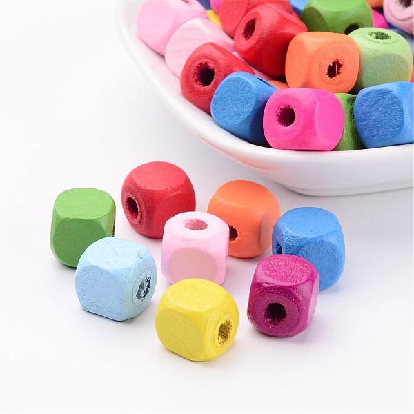 PandaHall Dyed Natural Wood Beads, Cube, Mixed Color, 10x10x10mm, Hole: 3.5mm Wood Cube Multicolor
PandaHall Dyed Natural Wood Beads, Cube, Mixed Color, 10x10x10mm, Hole: 3.5mm Wood Cube Multicolor