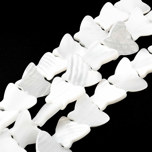 PandaHall Natural Trochid Shell/Trochus Shell Beads Strands, Butterfly, Seashell Color, 11~12x13~13.5x2mm, Hole: 0.7mm, about...
PandaHall Natural Trochid Shell/Trochus Shell Beads Strands, Butterfly, Seashell Color, 11~12x13~13.5x2mm, Hole: 0.7mm, about...