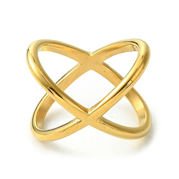 PandaHall 304 Stainless Steel Finger Rings, Criss Cross Rings for Women, Golden, US Size 6~10(16.5~19.8mm), 21~24mm 304 Stainless Steel
PandaHall 304 Stainless Steel Finger Rings, Criss Cross Rings for Women, Golden, US Size 6~10(16.5~19.8mm), 21~24mm 304 Stainless Steel