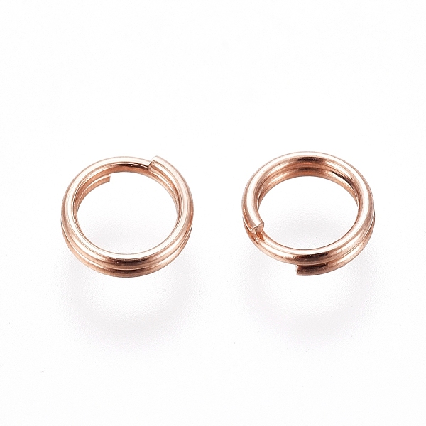 PandaHall 304 Stainless Steel Split Rings, Double Loops Jump Rings, Rose Gold, 5x1mm, Inner Diameter: 3.5mm, Single Wire: 0.5mm 304...
PandaHall 304 Stainless Steel Split Rings, Double Loops Jump Rings, Rose Gold, 5x1mm, Inner Diameter: 3.5mm, Single Wire: 0.5mm 304...