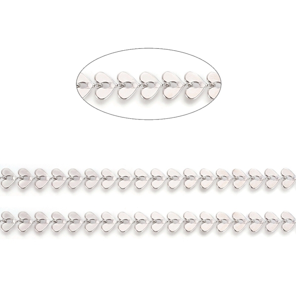PandaHall Brass Handmade Cobs Chains, Link Chains, with Spool, Long-Lasting Plated, Soldered, Leaf, Platinum, 7x6.5x0.5mm, about 32.8 Feet...
PandaHall Brass Handmade Cobs Chains, Link Chains, with Spool, Long-Lasting Plated, Soldered, Leaf, Platinum, 7x6.5x0.5mm, about 32.8 Feet...