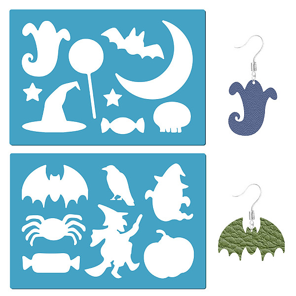 PandaHall GORGECRAFT 2 Styles Halloween Earrings Making Template Pumpkin Stencils Reusable Bat Spider Witch Ghost Spider Star Moon Acrylic...
PandaHall GORGECRAFT 2 Styles Halloween Earrings Making Template Pumpkin Stencils Reusable Bat Spider Witch Ghost Spider Star Moon Acrylic...