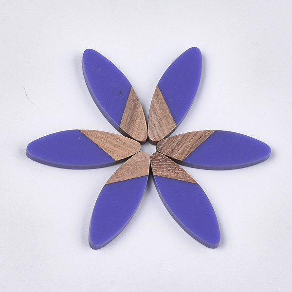 PandaHall Resin & Walnut Wood Cabochons, Horse Eye, Mauve, 34x12x3.5mm Resin+Wood Horse Eye Purple
PandaHall Resin & Walnut Wood Cabochons, Horse Eye, Mauve, 34x12x3.5mm Resin+Wood Horse Eye Purple