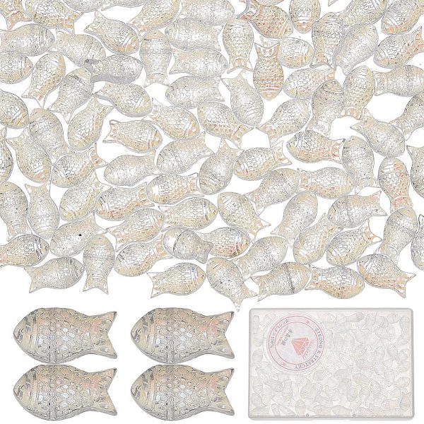 PandaHall SUNNYCLUE DIY Fish Beaded Stretch Bracelet Making Kit, Including Glass Beads, Elastic Thread, Clear AB, Beads: 15x8x5mm, Hole: 1mm..., White
PandaHall SUNNYCLUE DIY Fish Beaded Stretch Bracelet Making Kit, Including Glass Beads, Elastic Thread, Clear AB, Beads: 15x8x5mm, Hole: 1mm..., White