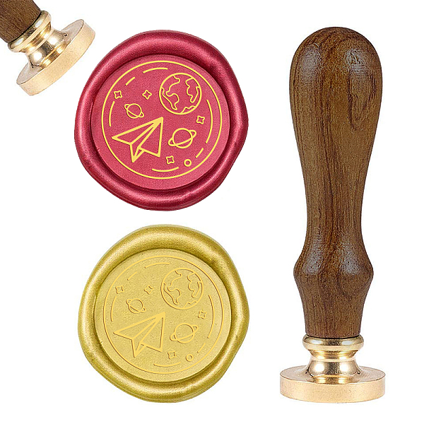 PandaHall DIY Wood Wax Seal Stamp, Paper Planet Pattern, 83x22mm, Head: 7.5mm, Stamps: 25x14.5mm Wood Planet
PandaHall DIY Wood Wax Seal Stamp, Paper Planet Pattern, 83x22mm, Head: 7.5mm, Stamps: 25x14.5mm Wood Planet