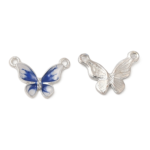 PandaHall Alloy Rhinestone Charms, with Enamel, Butterfly Charm, Platinum, 12x6.5x1.5mm, Hole: 1mm Alloy Rhinestone+Enamel Butterfly
PandaHall Alloy Rhinestone Charms, with Enamel, Butterfly Charm, Platinum, 12x6.5x1.5mm, Hole: 1mm Alloy Rhinestone+Enamel Butterfly