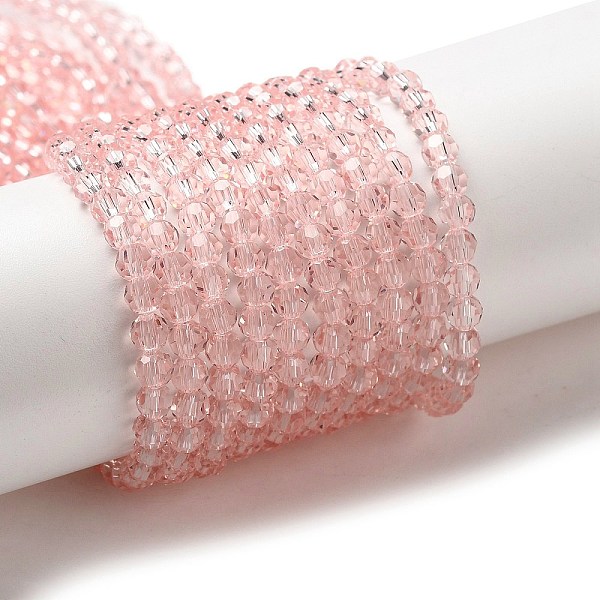 PandaHall Transparent Glass Beads Strands, Faceted(32 Facets), Round, Misty Rose, 4mm, Hole: 0.7mm, about 87~93pcs/strand, 32~33cm Glass...
PandaHall Transparent Glass Beads Strands, Faceted(32 Facets), Round, Misty Rose, 4mm, Hole: 0.7mm, about 87~93pcs/strand, 32~33cm Glass...