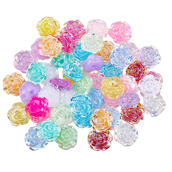 PandaHall SUPERFINDINGS 192Pcs 24 Style Transparent & Opaque ABS Plastic Beads, Half Drilled, Flower, Mixed Color, 15x16x6.5mm, Hole: 1.2mm..., Multicolor
PandaHall SUPERFINDINGS 192Pcs 24 Style Transparent & Opaque ABS Plastic Beads, Half Drilled, Flower, Mixed Color, 15x16x6.5mm, Hole: 1.2mm..., Multicolor