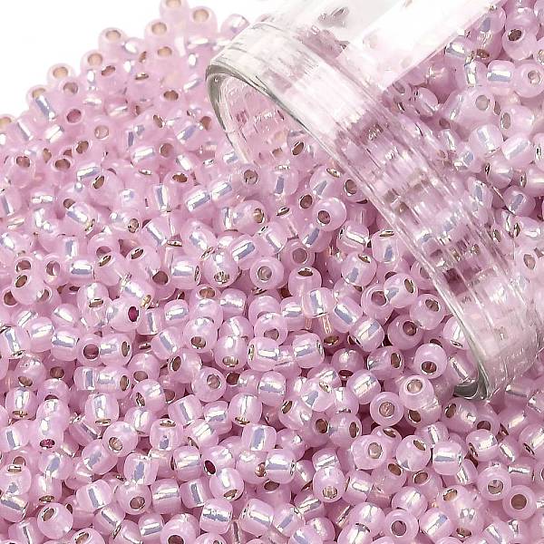 PandaHall TOHO Round Seed Beads, Japanese Seed Beads, (2120) Silver Lined Light Pink Opal, 11/0, 2.2mm, Hole: 0.8mm, about 5555pcs/50g Glass...
PandaHall TOHO Round Seed Beads, Japanese Seed Beads, (2120) Silver Lined Light Pink Opal, 11/0, 2.2mm, Hole: 0.8mm, about 5555pcs/50g Glass...
