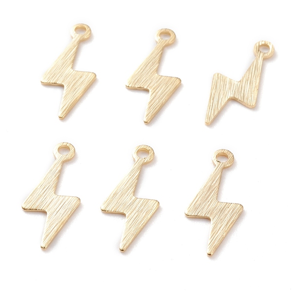 PandaHall Brass Charms, Lightning, Real 24K Gold Plated, 14x5.5x0.5mm, Hole: 1mm Brass Lightning Bolt
PandaHall Brass Charms, Lightning, Real 24K Gold Plated, 14x5.5x0.5mm, Hole: 1mm Brass Lightning Bolt