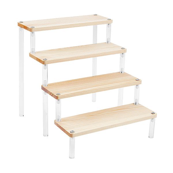 PandaHall 4-Tier Wood & Acrylic Minifigures Display Risers, for Models, Building Blocks, Doll Display Holder, with Screws and Screwdriver..., Gold
PandaHall 4-Tier Wood & Acrylic Minifigures Display Risers, for Models, Building Blocks, Doll Display Holder, with Screws and Screwdriver..., Gold