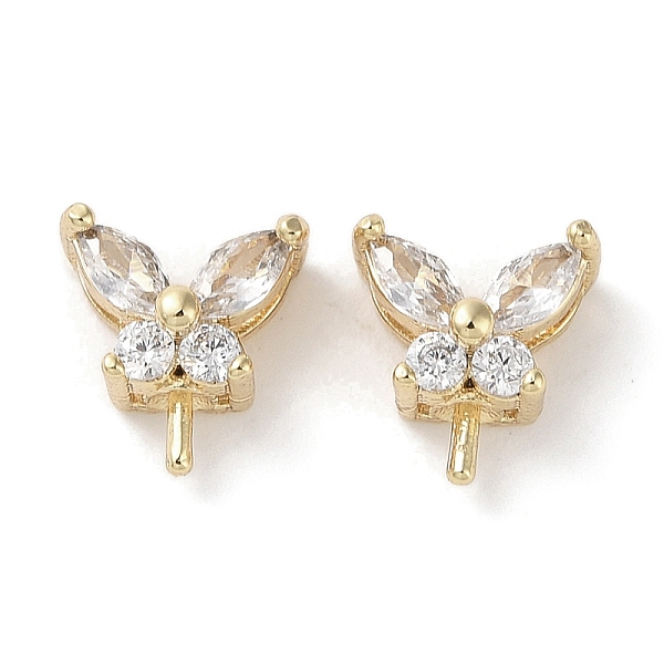 PandaHall Brass Micro Pave Clear Cubic Zirconia Pendant Bail, Butterfly, Real 18K Gold Plated, 7.5x7x4.5mm Brass+Cubic Zirconia
PandaHall Brass Micro Pave Clear Cubic Zirconia Pendant Bail, Butterfly, Real 18K Gold Plated, 7.5x7x4.5mm Brass+Cubic Zirconia