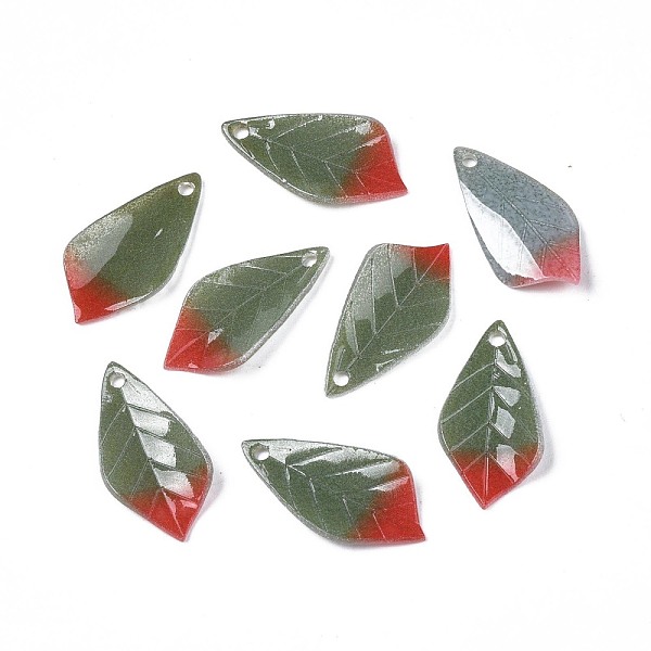 PandaHall Plastic Pendants, Leaf, Dark Olive Green, 22~23.5x11~12x2.5~3mm, Hole: 1~1.5mm Plastic Leaf
PandaHall Plastic Pendants, Leaf, Dark Olive Green, 22~23.5x11~12x2.5~3mm, Hole: 1~1.5mm Plastic Leaf