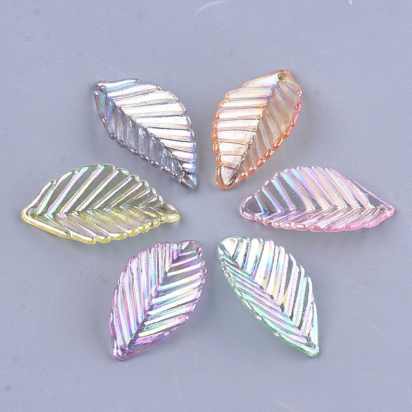 PandaHall Transparent Acrylic Pendants, AB Color, Leaf, Mixed Color, 35x18.5x6.5mm, Hole: 1.6mm Acrylic Leaf Multicolor
PandaHall Transparent Acrylic Pendants, AB Color, Leaf, Mixed Color, 35x18.5x6.5mm, Hole: 1.6mm Acrylic Leaf Multicolor
