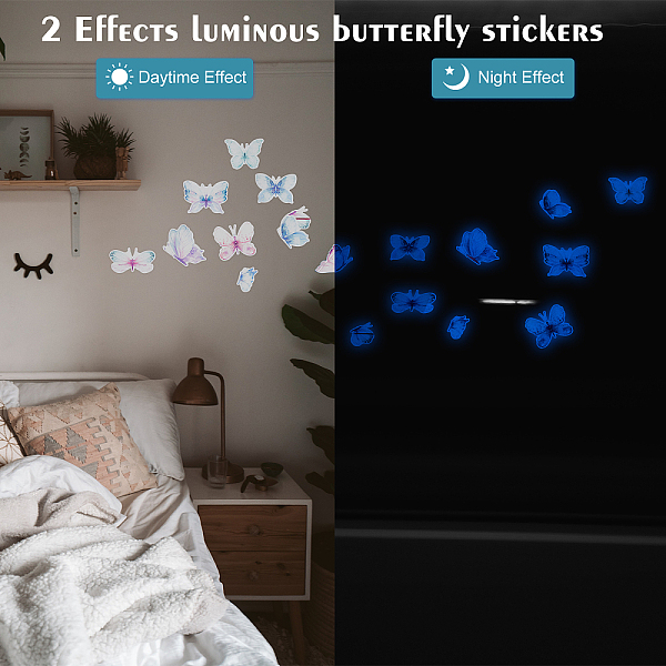 PandaHall Waterproof Luminous Wall Stickers, with Adhesive Tape and PVC, For Children Bedroom Decorations, Butterfly, Colorful...
PandaHall Waterproof Luminous Wall Stickers, with Adhesive Tape and PVC, For Children Bedroom Decorations, Butterfly, Colorful...