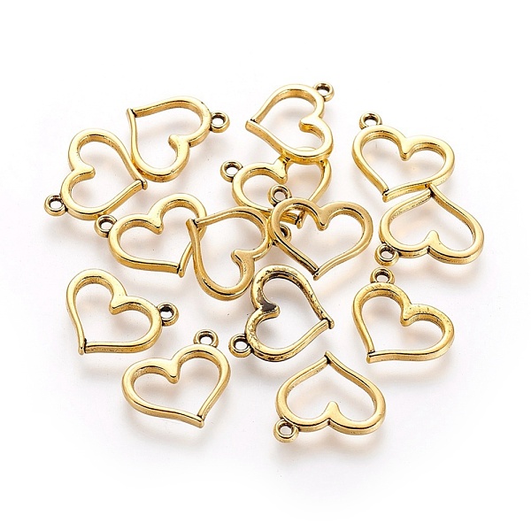 PandaHall Vintage Pendants in Ancient Look, Cadmium Free & Nickel Free & Lead Free, Tibetan Style Alloy, Heart, Antique Golden, 13x16x2mm...
PandaHall Vintage Pendants in Ancient Look, Cadmium Free & Nickel Free & Lead Free, Tibetan Style Alloy, Heart, Antique Golden, 13x16x2mm...