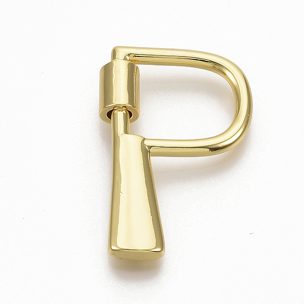 PandaHall Brass Screw Carabiner Lock Charms, for Necklaces Making, Real 18K Gold Plated, Nickel Free, Letter.P, 29.5x19.5x2.5mm Brass Letter...
PandaHall Brass Screw Carabiner Lock Charms, for Necklaces Making, Real 18K Gold Plated, Nickel Free, Letter.P, 29.5x19.5x2.5mm Brass Letter...