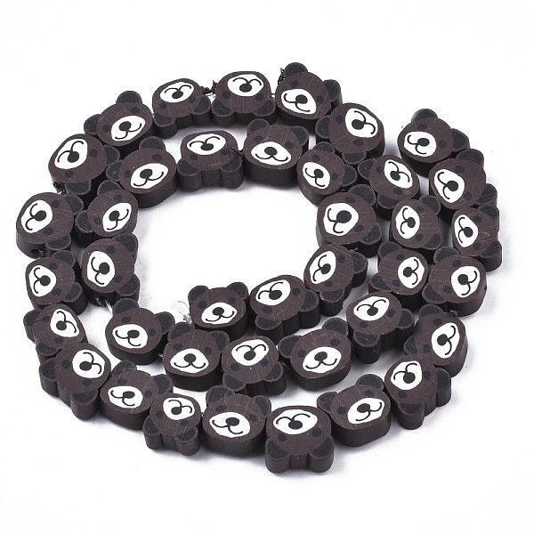 PandaHall Handmade Polymer Clay Bead Strands, Bear Head, Coconut Brown, 7.5~10x9~11x4mm, Hole: 1.6mm, about 37~40pcs/strand, 13.58...
PandaHall Handmade Polymer Clay Bead Strands, Bear Head, Coconut Brown, 7.5~10x9~11x4mm, Hole: 1.6mm, about 37~40pcs/strand, 13.58...