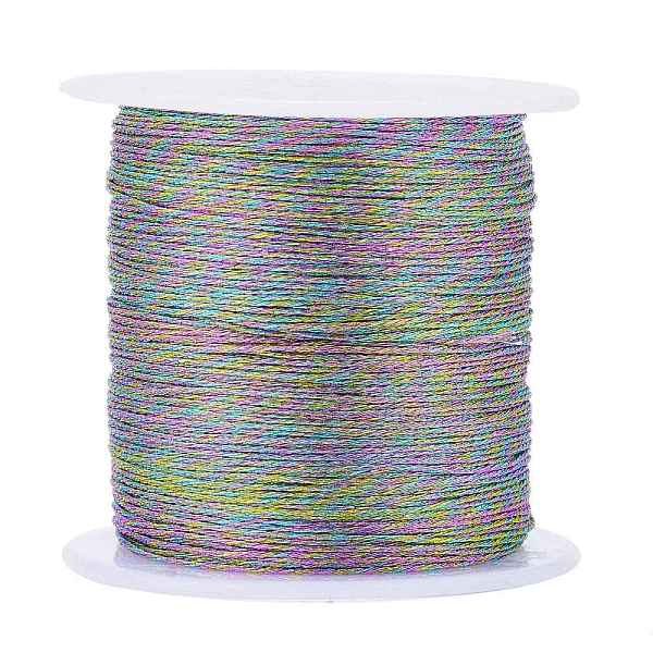 PandaHall Polyester Braided Metallic Thread, for DIY Braided Bracelets Making and Embroidery, Colorful, 0.4mm, 6-Ply, about 54.68 yards...
PandaHall Polyester Braided Metallic Thread, for DIY Braided Bracelets Making and Embroidery, Colorful, 0.4mm, 6-Ply, about 54.68 yards...