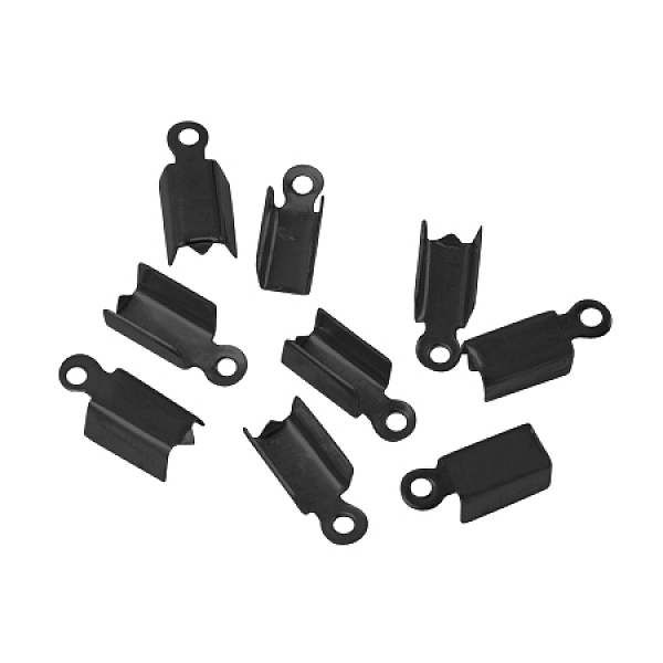 PandaHall Iron Folding Crimp Ends, Fold Over Crimp Cord Ends, Gunmetal, 13.5x5x4mm, Hole: 1mm, inner measure: 4mm wide Iron
PandaHall Iron Folding Crimp Ends, Fold Over Crimp Cord Ends, Gunmetal, 13.5x5x4mm, Hole: 1mm, inner measure: 4mm wide Iron