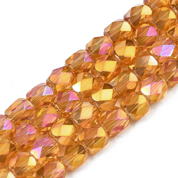 PandaHall Electroplate Transparent Glass Beads Strands, Faceted, Column, Goldenrod, 5.5x5mm, Hole: 1.2mm, about 99pcs/strand, 21.85 inch..., Gold
PandaHall Electroplate Transparent Glass Beads Strands, Faceted, Column, Goldenrod, 5.5x5mm, Hole: 1.2mm, about 99pcs/strand, 21.85 inch..., Gold