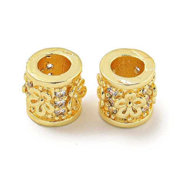 PandaHall Rack Plating Brass Micro Pave Clear Cubic Zirconia European Beads, Large Hole Beads, Long-Lasting Plated, Lead Free & Cadmium Free...
PandaHall Rack Plating Brass Micro Pave Clear Cubic Zirconia European Beads, Large Hole Beads, Long-Lasting Plated, Lead Free & Cadmium Free...