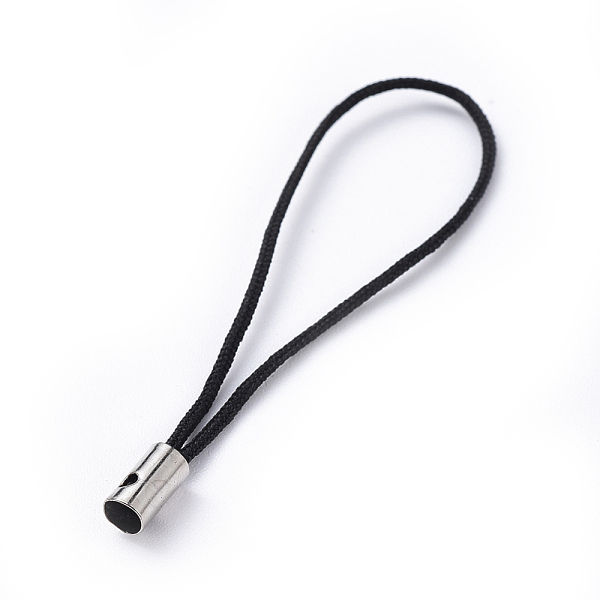 PandaHall Mobile Phone Strap, Colorful DIY Cell Phone Straps, Nylon Cord Loop with Alloy Ends, Black, Platinum, 45mm Nylon Black
PandaHall Mobile Phone Strap, Colorful DIY Cell Phone Straps, Nylon Cord Loop with Alloy Ends, Black, Platinum, 45mm Nylon Black