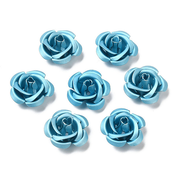 PandaHall Aluminum Beads, Oxidation, Rose, Light Sky Blue, 15x15x9mm, Hole: 1.4mm Aluminum Flower
PandaHall Aluminum Beads, Oxidation, Rose, Light Sky Blue, 15x15x9mm, Hole: 1.4mm Aluminum Flower