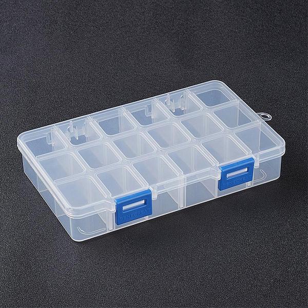 PandaHall Organizer Storage Plastic Boxes, Rectangle, White, 16.5x10.8x3cm, compartment: 3x2.5cm, 18 compartment/box Plastic Rectangle White
PandaHall Organizer Storage Plastic Boxes, Rectangle, White, 16.5x10.8x3cm, compartment: 3x2.5cm, 18 compartment/box Plastic Rectangle White