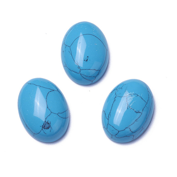 PandaHall Synthetic Turquoise Cabochons, Oval, 35x25x10~12mm Synthetic Turquoise Oval
PandaHall Synthetic Turquoise Cabochons, Oval, 35x25x10~12mm Synthetic Turquoise Oval