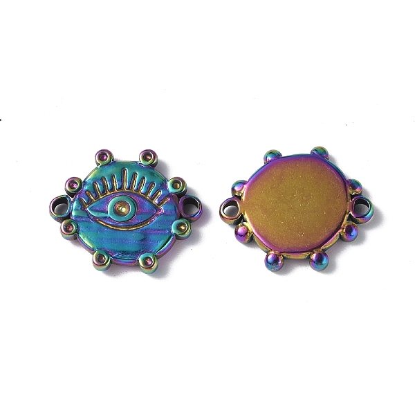 PandaHall Ion Plating(IP) 304 Stainless Steel Connector Rhinestone Settings, Flat Round with Eye, Rainbow Color, 16.5x18.5x3mm, Hole: 1.6mm...
PandaHall Ion Plating(IP) 304 Stainless Steel Connector Rhinestone Settings, Flat Round with Eye, Rainbow Color, 16.5x18.5x3mm, Hole: 1.6mm...