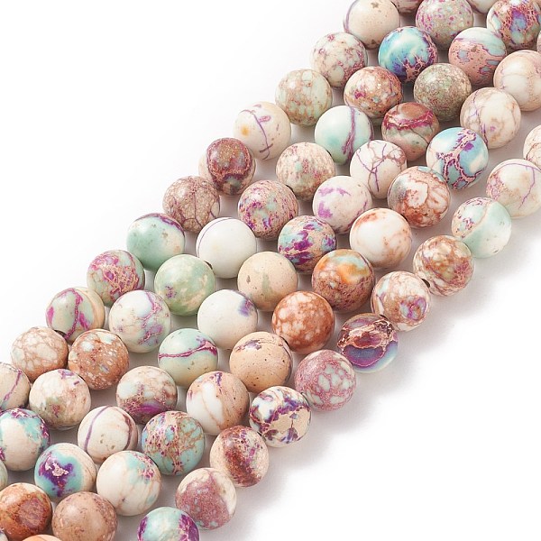 PandaHall Natural Imperial Jasper Beads Strands, Dyed, Round, Plum, 8.5mm, Hole: 1mm, about 48pcs/strand, 15.35 inch(39cm) Imperial Jasper..., Purple
PandaHall Natural Imperial Jasper Beads Strands, Dyed, Round, Plum, 8.5mm, Hole: 1mm, about 48pcs/strand, 15.35 inch(39cm) Imperial Jasper..., Purple
