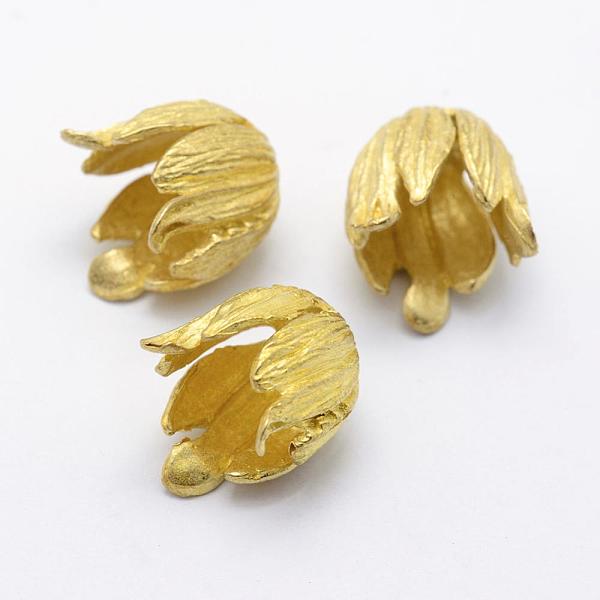 PandaHall Brass Bead Caps, Lead Free & Cadmium Free & Nickel Free, Flower, Raw(Unplated), 15x12.5mm, Hole: 2mm Brass
PandaHall Brass Bead Caps, Lead Free & Cadmium Free & Nickel Free, Flower, Raw(Unplated), 15x12.5mm, Hole: 2mm Brass