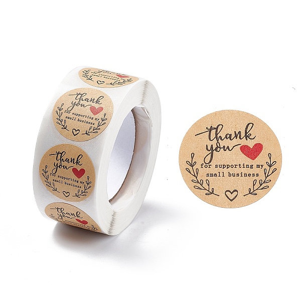 PandaHall Paper Thank You Gift Sticker Rolls, Round Dot Decals, for DIY Scrapbooking, Craft, Smiling Face/Flower/Heart Pattern, Wheat, 25mm..., Orange
PandaHall Paper Thank You Gift Sticker Rolls, Round Dot Decals, for DIY Scrapbooking, Craft, Smiling Face/Flower/Heart Pattern, Wheat, 25mm..., Orange