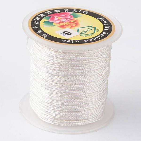 PandaHall Round Metallic Thread, Embroidery Thread, 9-Ply, White, 0.8mm, about 65.61 yards(60m)/roll Fibre White
PandaHall Round Metallic Thread, Embroidery Thread, 9-Ply, White, 0.8mm, about 65.61 yards(60m)/roll Fibre White