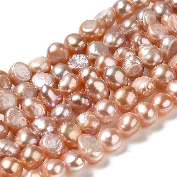 PandaHall Natural Cultured Freshwater Pearl Beads Strands, Two Sides Polished, Grade 3A+, Chocolate, 5~5.5x5~7x4~5mm, Hole: 0.5mm, about..., Brown
PandaHall Natural Cultured Freshwater Pearl Beads Strands, Two Sides Polished, Grade 3A+, Chocolate, 5~5.5x5~7x4~5mm, Hole: 0.5mm, about..., Brown