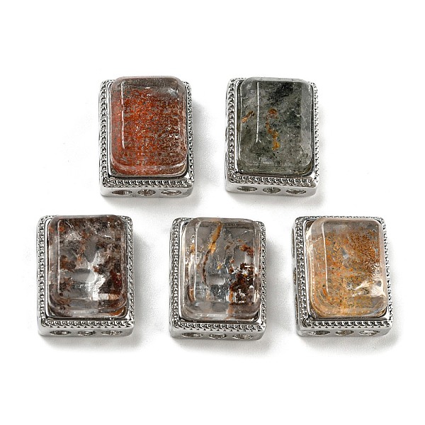 PandaHall Natural Lodolite Quartz Multi-Strands links, with Brass Settings, Rectangle Connector, 19x15x11~12mm, Hole: 2.6mm Lodolite Quartz...
PandaHall Natural Lodolite Quartz Multi-Strands links, with Brass Settings, Rectangle Connector, 19x15x11~12mm, Hole: 2.6mm Lodolite Quartz...