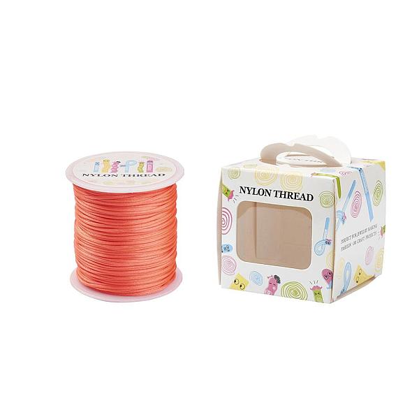 PandaHall Nylon Thread, Rattail Satin Cord, Dark Orange, 1.0mm, about 76.55 yards(70m)/roll Nylon Orange
PandaHall Nylon Thread, Rattail Satin Cord, Dark Orange, 1.0mm, about 76.55 yards(70m)/roll Nylon Orange