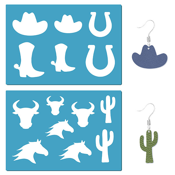 PandaHall Acrylic Earring Handwork Template, Card Leather Cutting Stencils, Deep Sky Blue, Western Style, Horse, 130x90x2mm, 2pcs/set...
PandaHall Acrylic Earring Handwork Template, Card Leather Cutting Stencils, Deep Sky Blue, Western Style, Horse, 130x90x2mm, 2pcs/set...