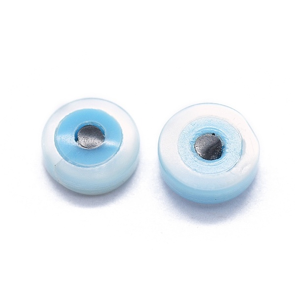 PandaHall Shell Cabochons, with Synthetic Turquoise, Half Round with Evil Eye, White, 10x2~3mm Shell Evil Eye White
PandaHall Shell Cabochons, with Synthetic Turquoise, Half Round with Evil Eye, White, 10x2~3mm Shell Evil Eye White