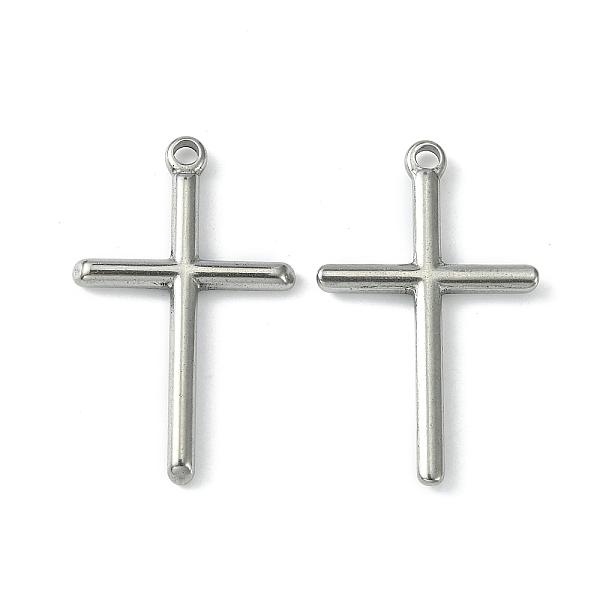 PandaHall 304 Stainless Steel Pendants, Cross Charms, Stainless Steel Color, 34x21x2.8mm, Hole: 2mm 304 Stainless Steel Cross
PandaHall 304 Stainless Steel Pendants, Cross Charms, Stainless Steel Color, 34x21x2.8mm, Hole: 2mm 304 Stainless Steel Cross
