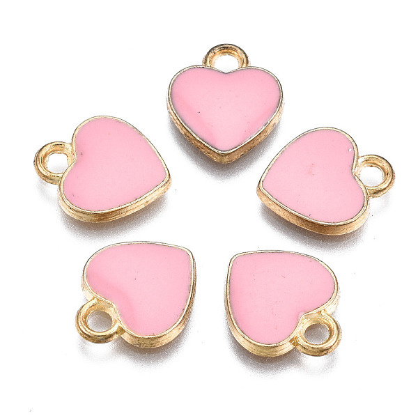 PandaHall Alloy Enamel Charms, Heart, Light Gold, Pink, 12x10x2mm, Hole: 2mm Alloy+Enamel Heart Pink
PandaHall Alloy Enamel Charms, Heart, Light Gold, Pink, 12x10x2mm, Hole: 2mm Alloy+Enamel Heart Pink