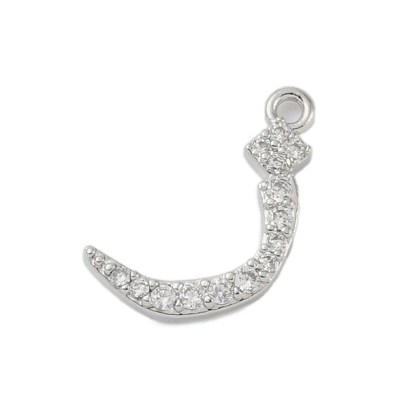 PandaHall Rack Plating Brass Micro Pave Clear Cubic Zirconia Pendants, Long-Lasting Plated, Lead Free & Cadmium Free, Arabic Alphabet...
PandaHall Rack Plating Brass Micro Pave Clear Cubic Zirconia Pendants, Long-Lasting Plated, Lead Free & Cadmium Free, Arabic Alphabet...