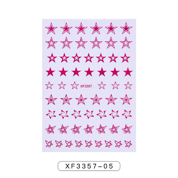 PandaHall Nail Art Stickers, Self-adhesive, For Nail Tips Decorations, Deep Pink, 9.5x6.5cm Paper Star Pink
PandaHall Nail Art Stickers, Self-adhesive, For Nail Tips Decorations, Deep Pink, 9.5x6.5cm Paper Star Pink