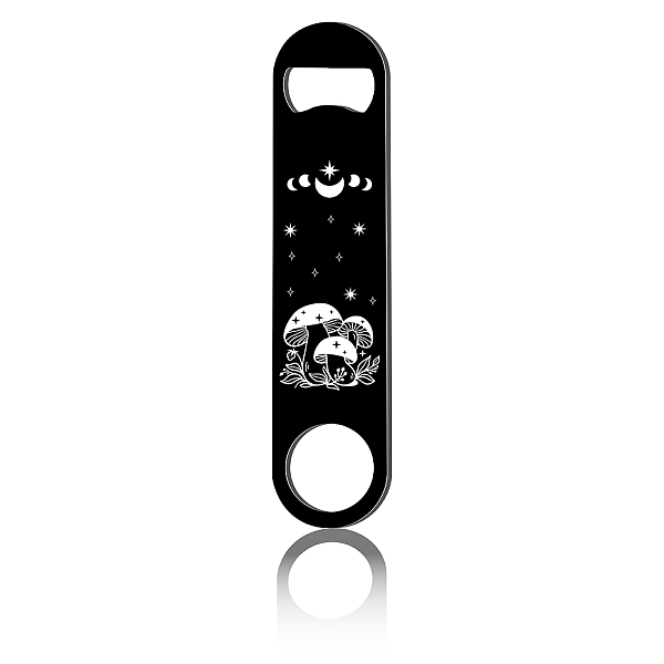 PandaHall 430 Stainless Steel Bottle Openers, Laser Cut, Rectangle, Mushroom, 178x40x2mm Stainless Steel Mushroom
PandaHall 430 Stainless Steel Bottle Openers, Laser Cut, Rectangle, Mushroom, 178x40x2mm Stainless Steel Mushroom
