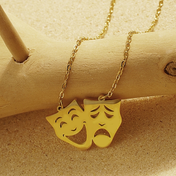 PandaHall Hollow Expression Pendant Necklaces, Stainless Steel Cable Chain for Unisex Stainless Steel
PandaHall Hollow Expression Pendant Necklaces, Stainless Steel Cable Chain for Unisex Stainless Steel