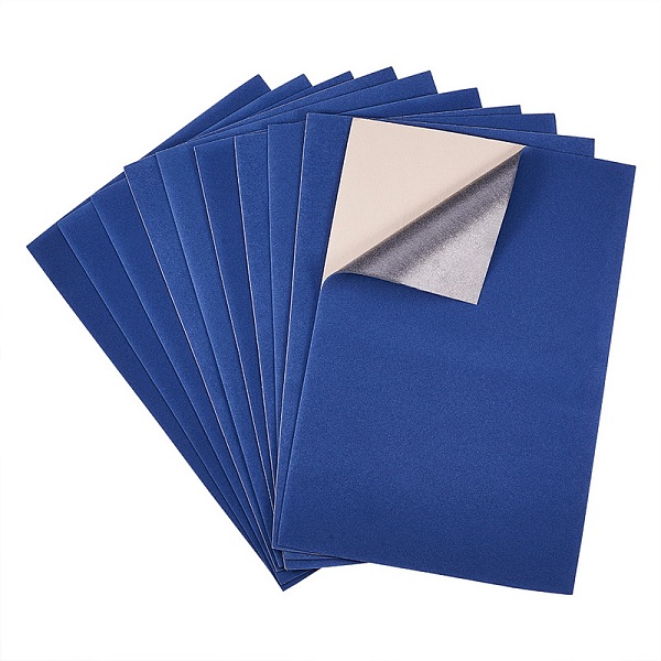 PandaHall Jewelry Flocking Cloth, Self-adhesive Fabric, Marine Blue, 40x28.9~29cm Cloth Blue
PandaHall Jewelry Flocking Cloth, Self-adhesive Fabric, Marine Blue, 40x28.9~29cm Cloth Blue